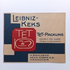1929 Leibniz Keks Bahlsens Keks Fabrik Hannover Werbeanzeige Werbung Reklame