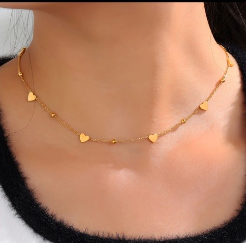 Halskette herz gold - ✨,