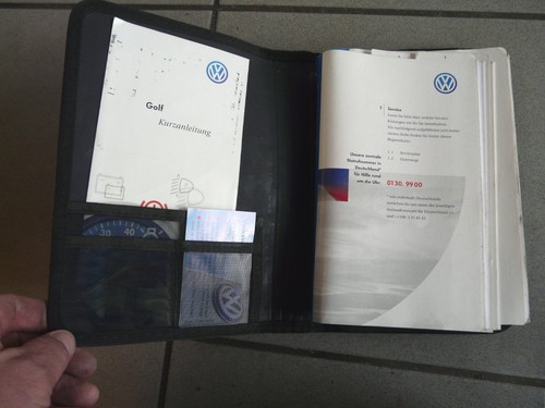Golf 1j bord mappe - vw,