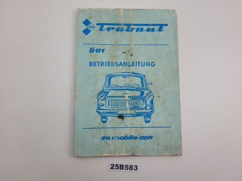 Betriebsanleitung trabant 601 - betriebsanleitung,