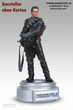 Terminator 2 T-800 Sideshow Figur 1/6 Arnold Schwarzenegger Statue 41cm Ausstell