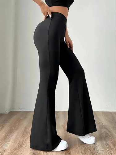 Damen bootcut leggings high - leggings,