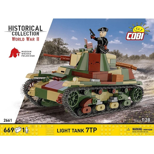 Cobi 2661 light tank - cobi, 7tp