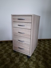 schöner Rollcontainer mit 5 Schubladen Schränkchen auf Rollen