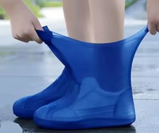 1 Paar Wasserdichte Silikon Überschuhe Schuh-Überzieher Rutschfeste Regen Schuhe