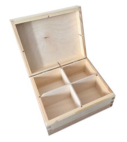 Quadratische holzkiste mit - quadratische, 4