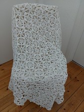 alte Tagesdecke Bettüberwurf aus Frankreich Shabby Chic Landhaus Stil Häkeldecke