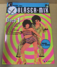 MANGEL Bläser Mix Disco 1 in C für Querflöte Oboe Noten mit CD