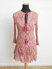 Rot Paisley Pailletten Boho