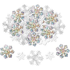 Schneeflocken Konfetti Weiß