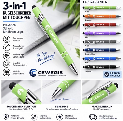 Kugelschreiber mit touchpen - kugelschreiber,