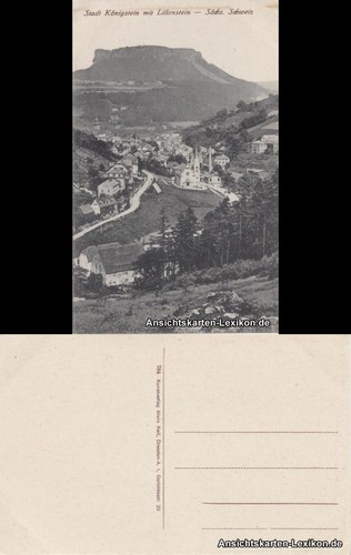 Ansichtskarte königstein - ansichtskarte,