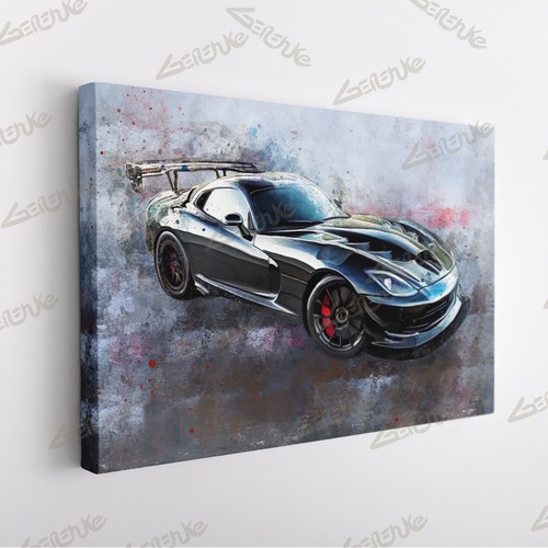 Dodge viper art leinwanddruck - art,