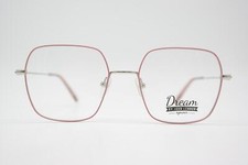Brille Dream by John Lennon DR38 Pink Silber Eckig Brillengestell eyeglasses Neu