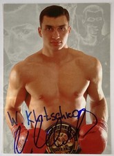 Wladimir Klitschko signiert
