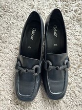 Gabor Trotteur Hochfront Pumps Schwarz Gr. 40 neuwertig Loafer Slipper