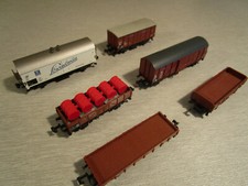 6x Minitrix Trix Kesselwagen