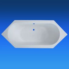 Design Acryl Sechseck-Badewanne Sechseckwanne Erisee 200 x 75 cm