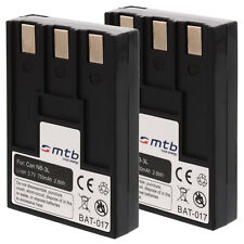 2 Akkus NB-3L für Canon Digital Ixus I, II, Iis, i5, 700, 750 / IXY L, L2, 30