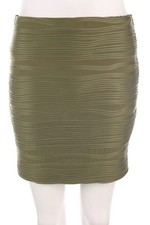 AMISU Rock Minirock M Grün #7083