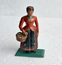 Antike Grulicher Krippenfigur,  Holz geschnitzt um 1900,  (10 cm)    (# 11829)