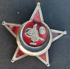 Orden Weltkrieg "Gallipolli" Star, Eiserner Halbmond, 1915, mit originaler Punze