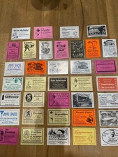 Biete hier 36 Streichholz Etiketten aus Bad Oeynhausen  Set 3