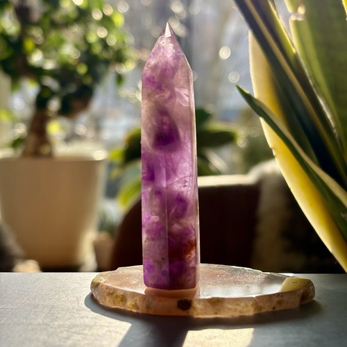 Amethyst obelisk heilstein - |,