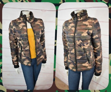 ? MARIKOO ? Light Weight Stepp Jacke XS 34 36 grün braun Camo Flecktarn ?