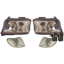 Scheinwerfer Set für Audi A6 4A C4 06.94-10.97 mit Blinker inkl. Motor
