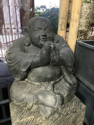 Happy buddha greeting mönch - greeting,