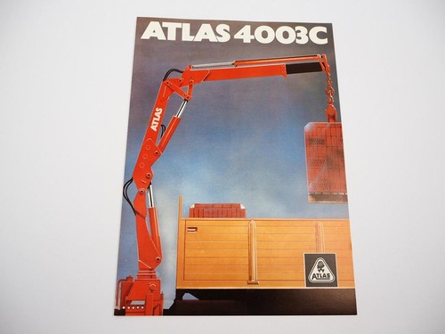 Original prospekt atlas 4003c - atlas,