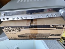 AV120 Karaoke Verstärker 5 Lautsprecherausgänge Surroundklang 2 Mikrofoneingänge