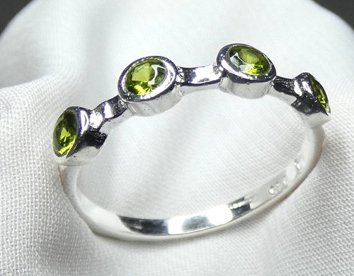 Peridot ring 925 silber - 925,