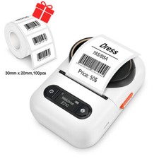 Barcode Etikettendrucker E210 Bluetooth Aufkleber Label Printer Thermodrucker