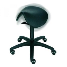 Sattelsitzhocker für bewegtes Sitzen Polster blau