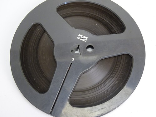 Braun plastik spule - braun, 18cm