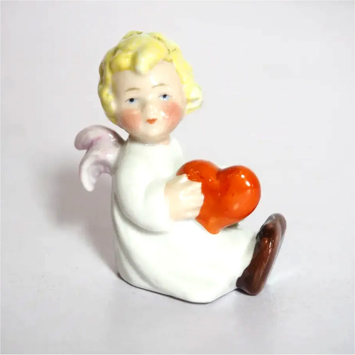 Vintage porzellan engel figur - vintage,