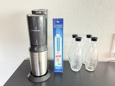 SodaStream Crystal Inc. CO2 Patrone und vier Glasflaschen