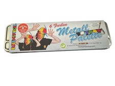 Eulenspiegel Profi Aqua Make up Metall Farb Palette 6x 3,5 ml Kinderschminke NEU