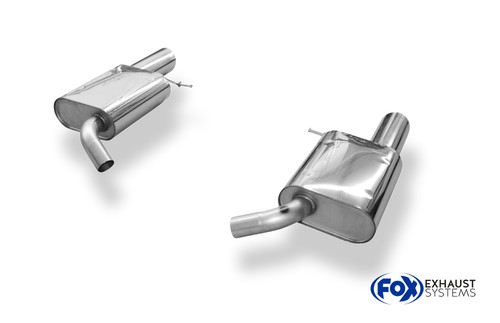 Fox endschalldämpfer für - fox, vw