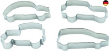 4er Set Auto Oldtimer Ente PKW Geländewagen Ausstecher Ausstechform Deko Keks