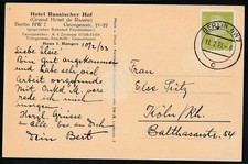 AK Berlin Russischer Hof Hotel 1933 Nachtaufnahme