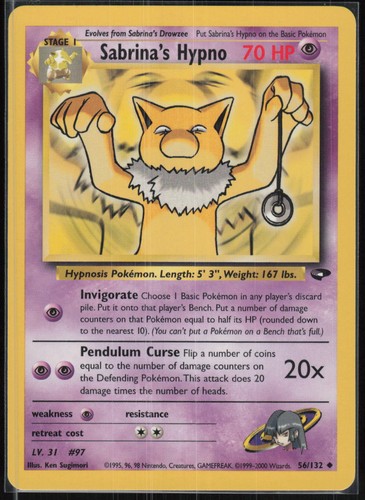 Pokemon karte sabrina s - pokemon,