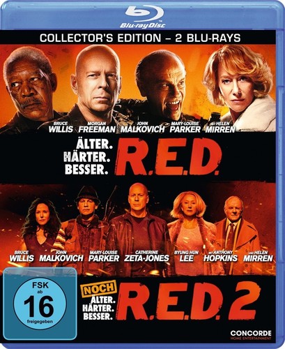 Blu rays 1 red 2 - *, +