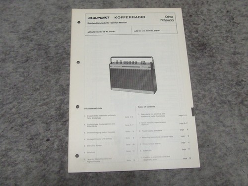 Schaltplan service manual - schaltplan, für
