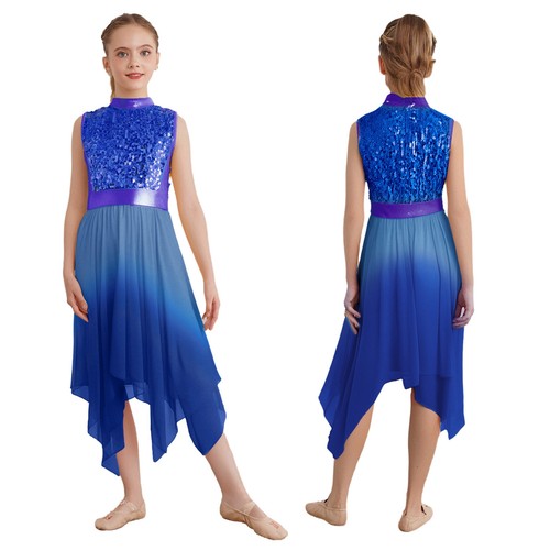Mädchen ärmelloses tanzkleid - ärmelloses,