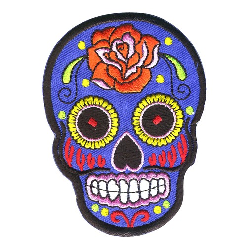 Aufnäher totenkopf mexico mit - totenkopf,