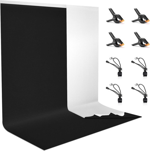 2x3m foto hintergrund - 2x3m, schwarz