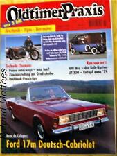 OLDTIMER PRAXIS 3-97+FORD 17m DEUTSCH CABRIO+BULLI+ALFA 2600 SPIDER+UT 300+ROLLS